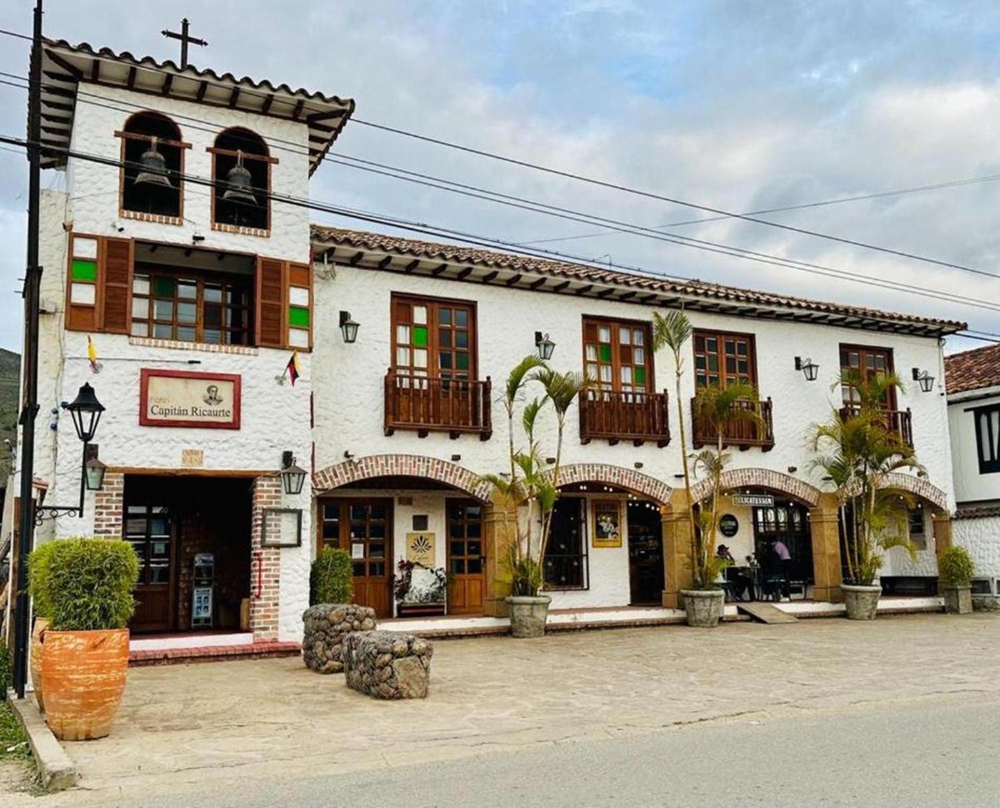 Hotel Capitan Ricaurte Villa de Leyva Exteriör bild