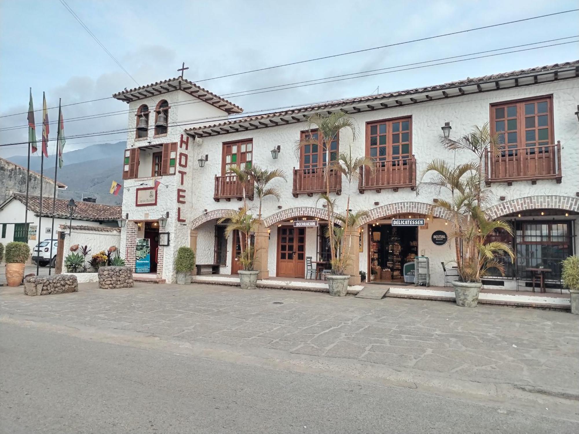Hotel Capitan Ricaurte Villa de Leyva Exteriör bild