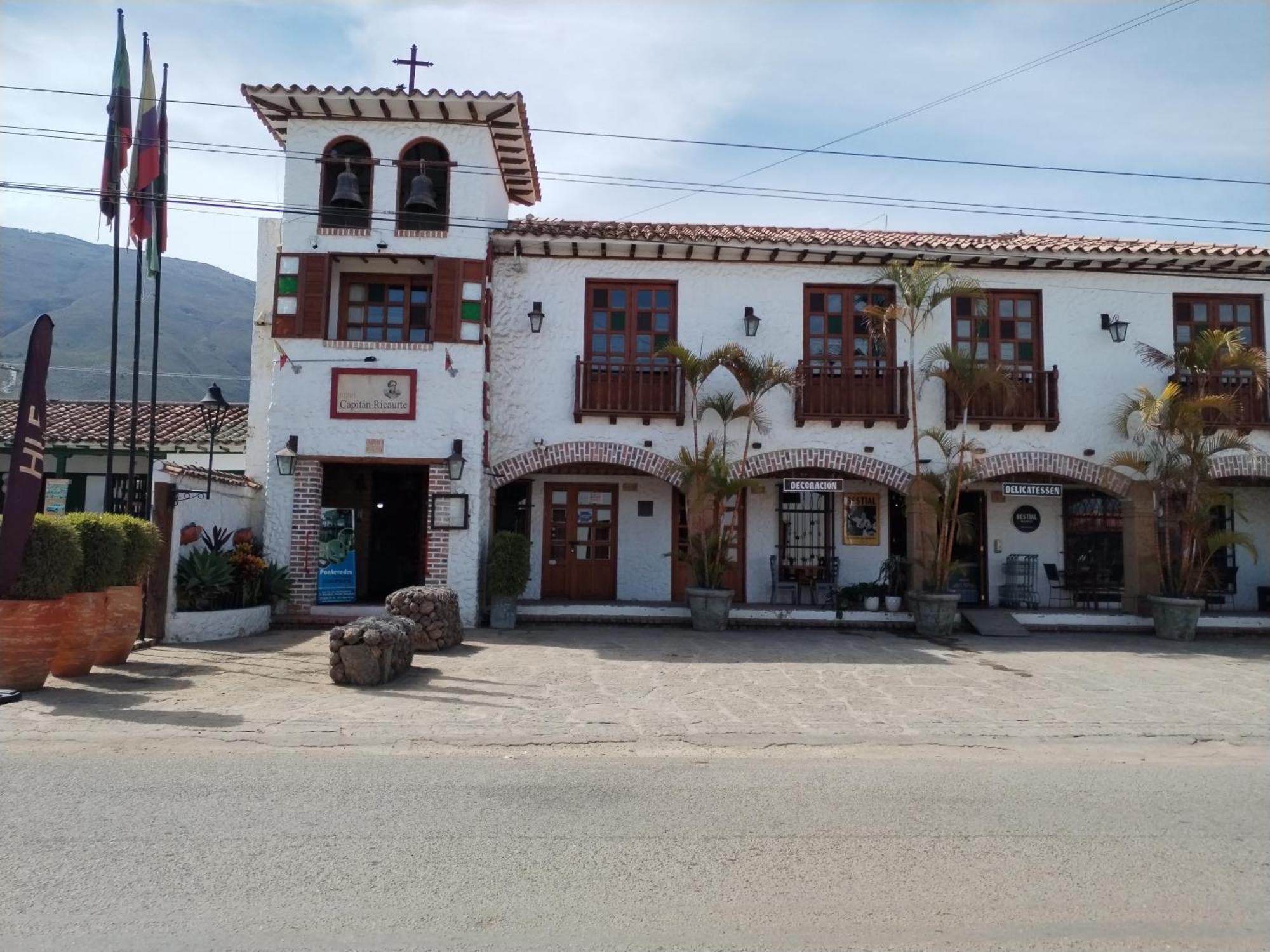Hotel Capitan Ricaurte Villa de Leyva Exteriör bild