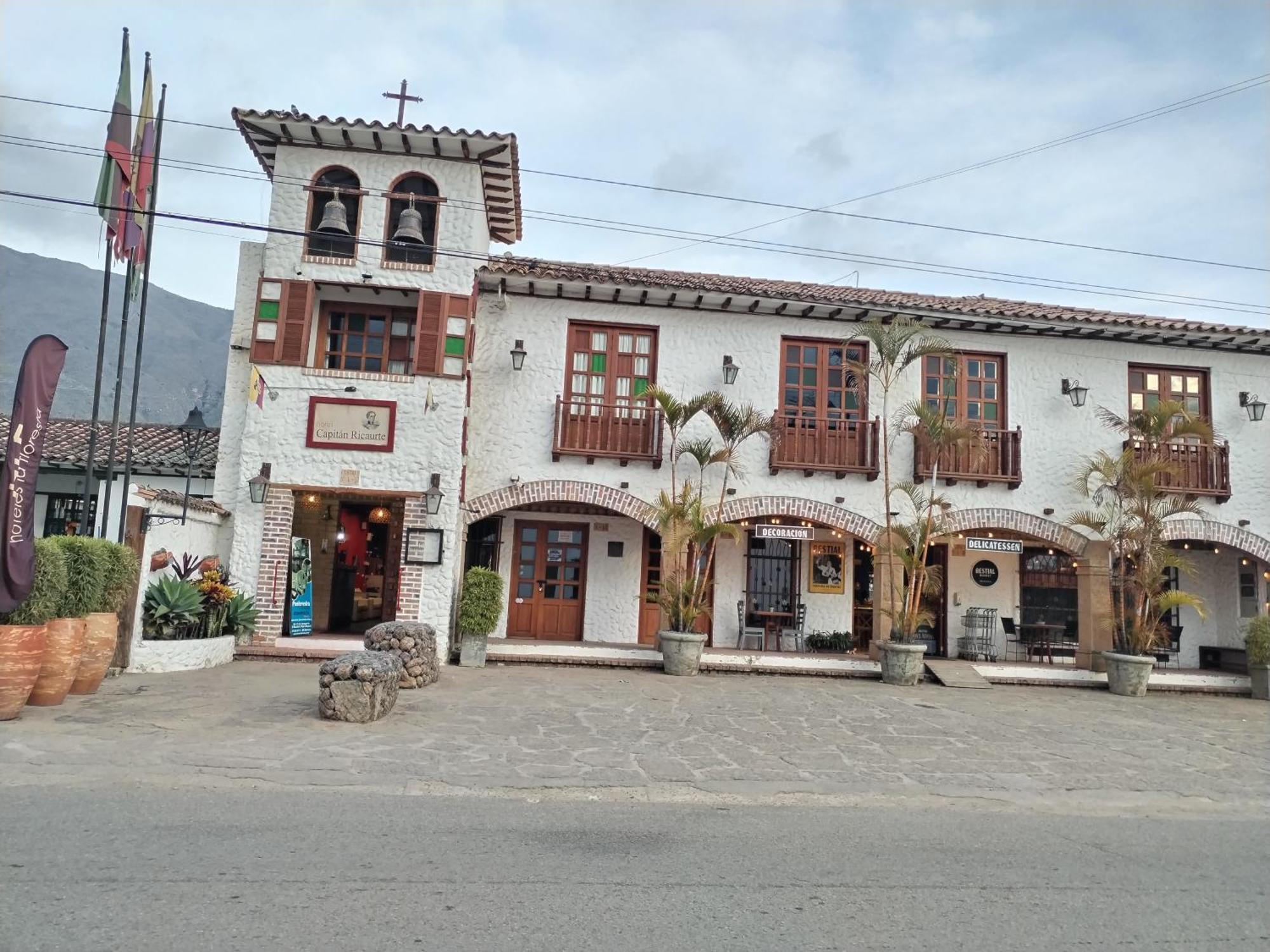 Hotel Capitan Ricaurte Villa de Leyva Exteriör bild